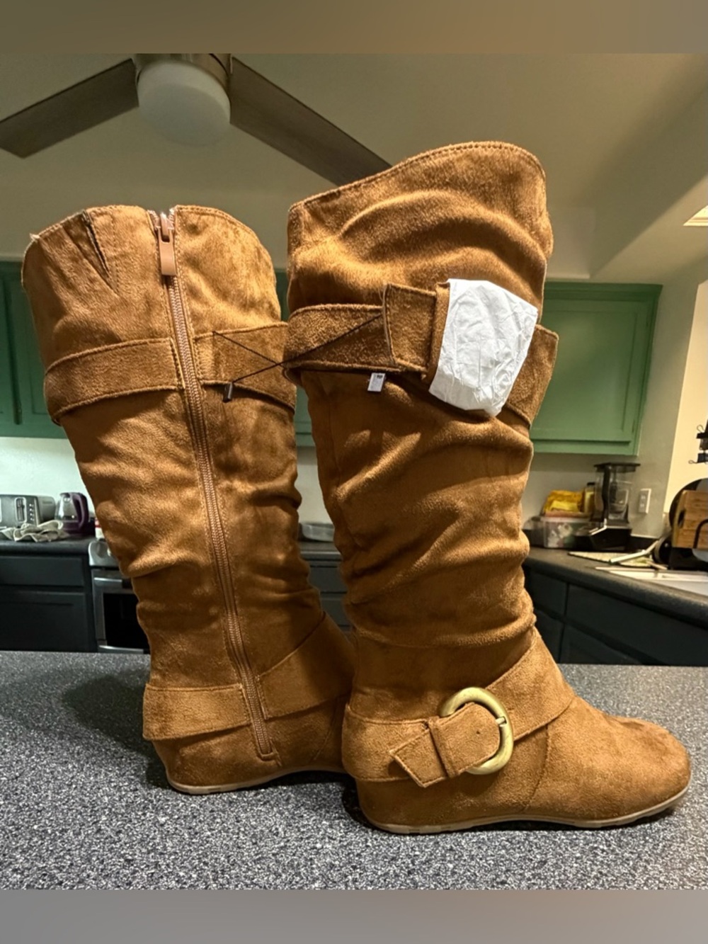 Brand NEW , no tags  Women’s Mid-calf Slouchy Boots - brown